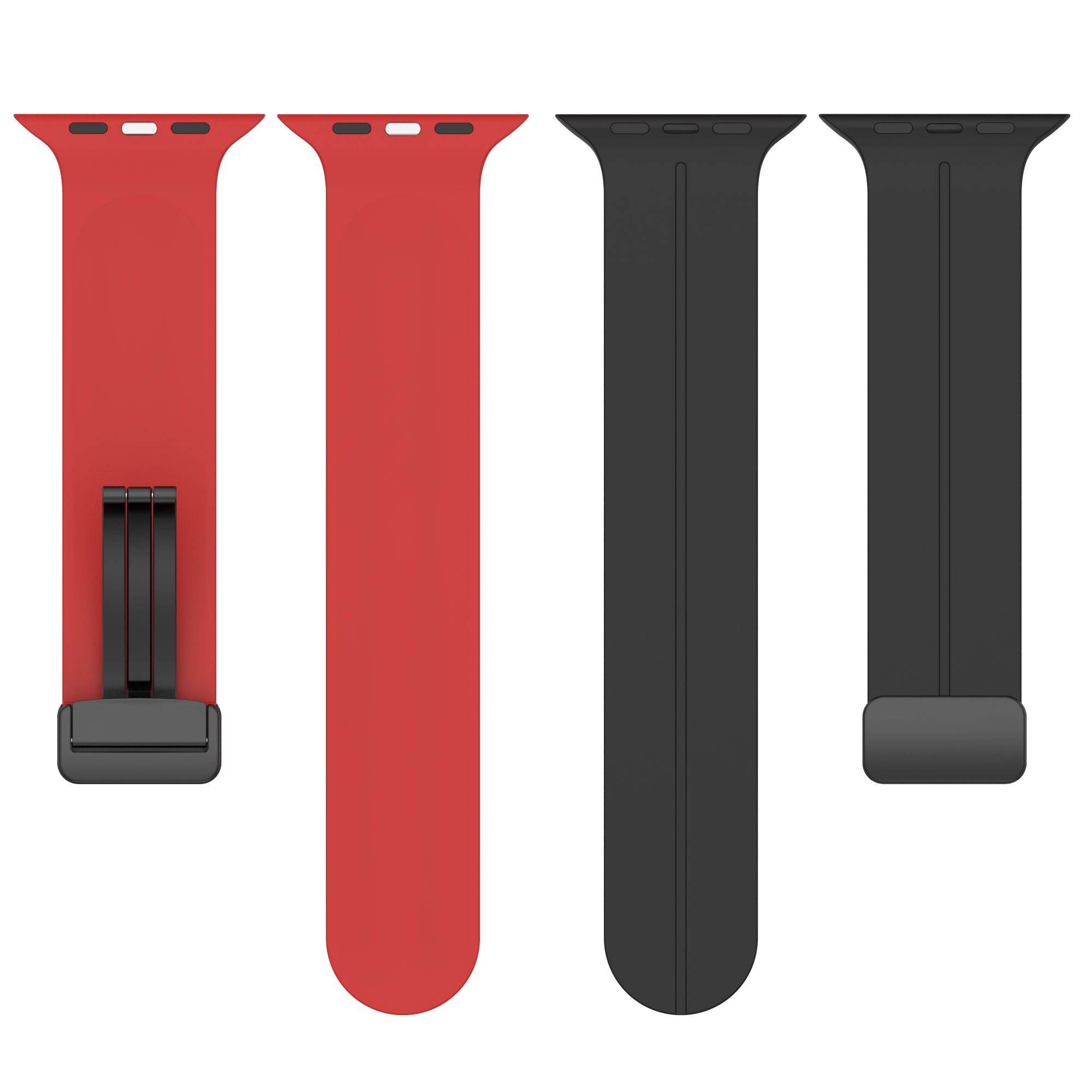 For Apple Watch Series 9 8 7 41mm 6 5 4 SE (2023) SE (2022) SE 40mm 3 2 1 38mm Magnetic Buckle Wrist Band Bi-color Silicone Watch Strap For Apple Watch Series 9 8 7 41mm 6 5 4 SE (2023) SE (2022) SE 40mm 3 2 1 38mm Magnetic Buckle Wrist Band Bi-color Silicone Watch Strap